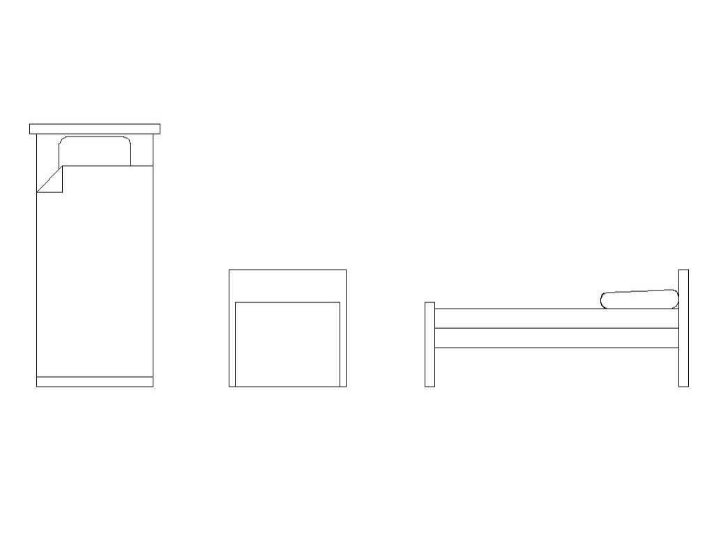 Single Bed 910 x 1905 mm