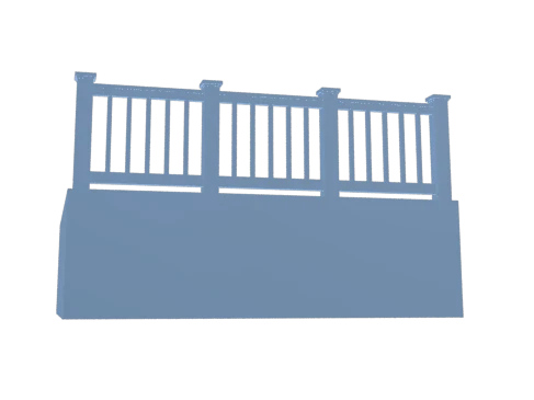 Railing for Balcony -3ds Max